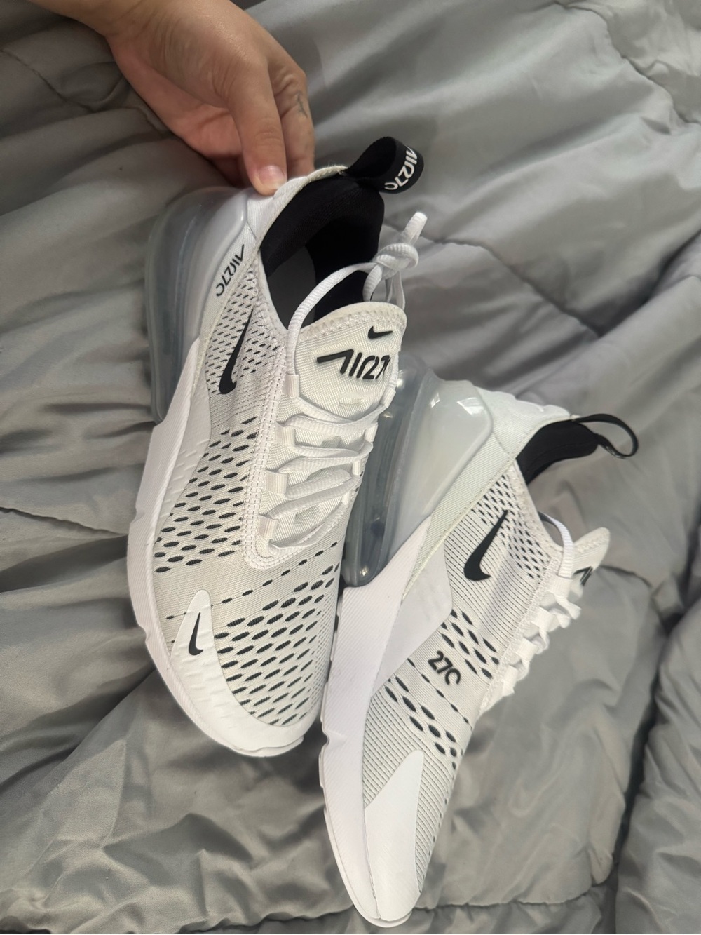 Nike Air Max 270 Men's White/Black Athletic Sneakers